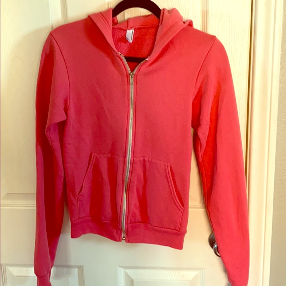 American Apparel pink jacket
